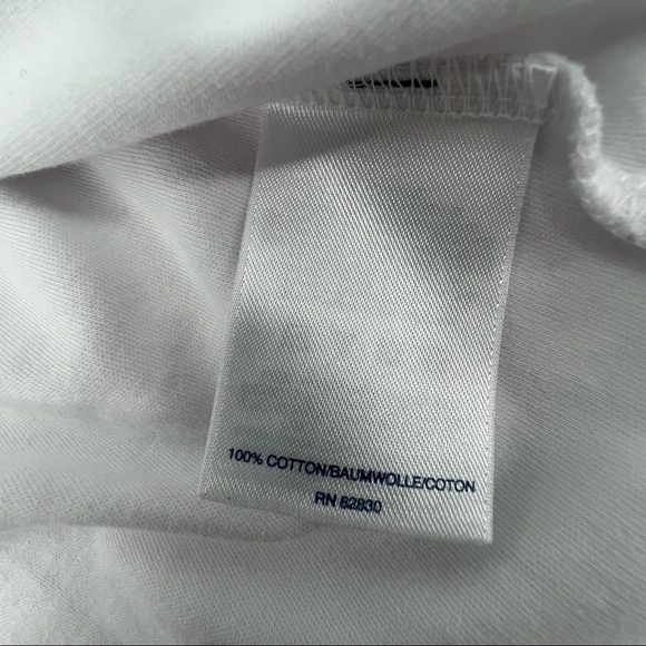 Lands End White Long Sleeve Peter Pan Collar Button Up Shirt Size 4 Girl’s - Picture 5 of 7